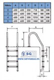 escalera standar 304-16